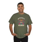 Integrity Weirdo T-Shirt | Tiger and Floral Illustration