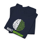 Built Different Brain graphic tee | Tech Mindset T-Shirt