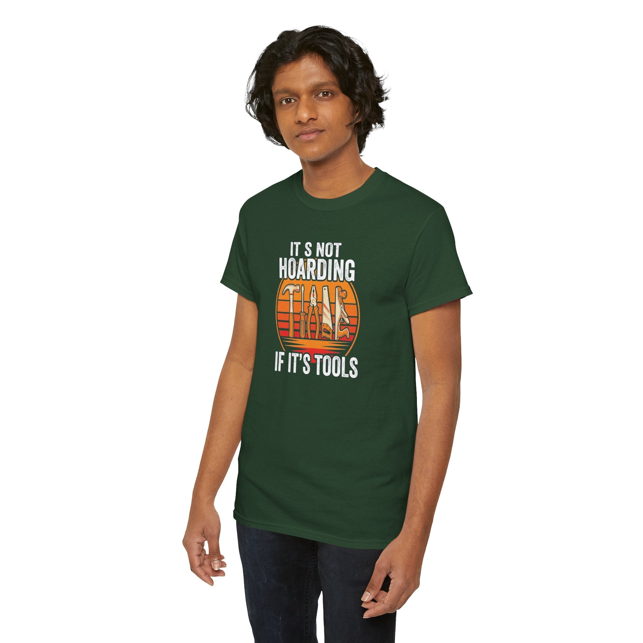 It's Not Hoarding If It's Tools T-Shirt | Vintage Tool Graphic Tee