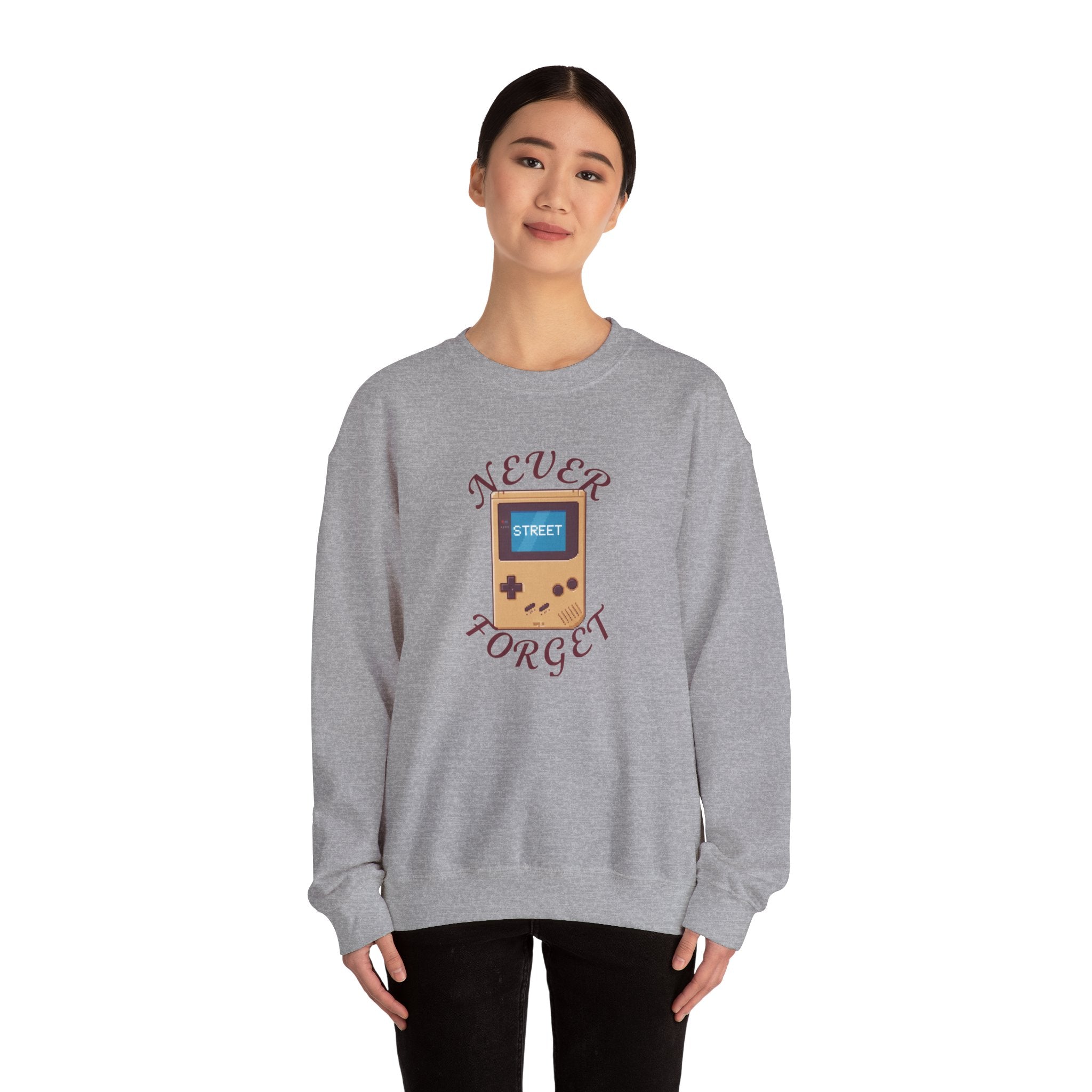 Never Forget Game Sweatshirt | Retro Handheld Gaming