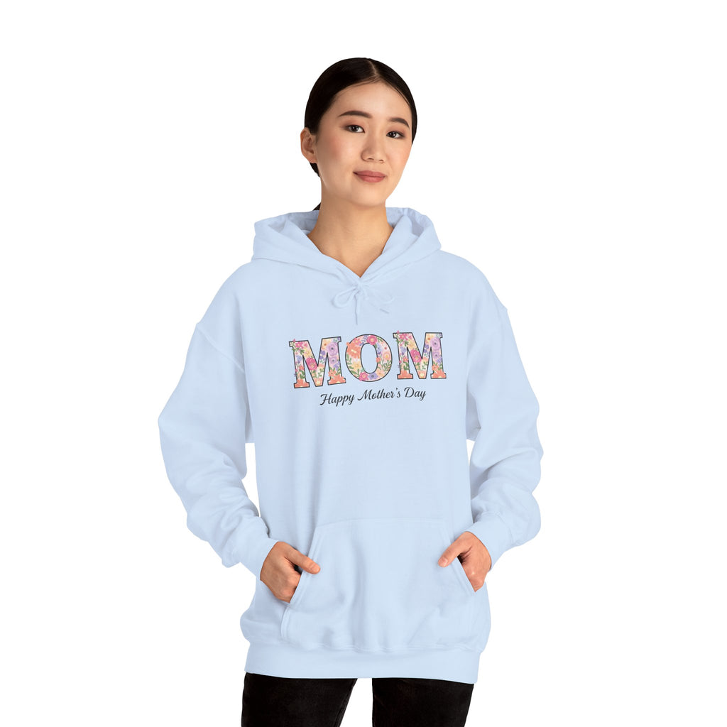 Floral MOM Typography Hoodie | Mother's Day sweatshirt