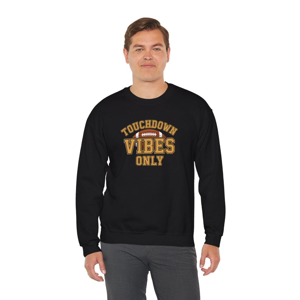 Touchdown Vibes Only Sweatshirt | Football Graphic Crewneck