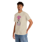 Expensive Skull with Pink Beanie T-Shirt | 'Difficult and Talks Back' Graphic Tee