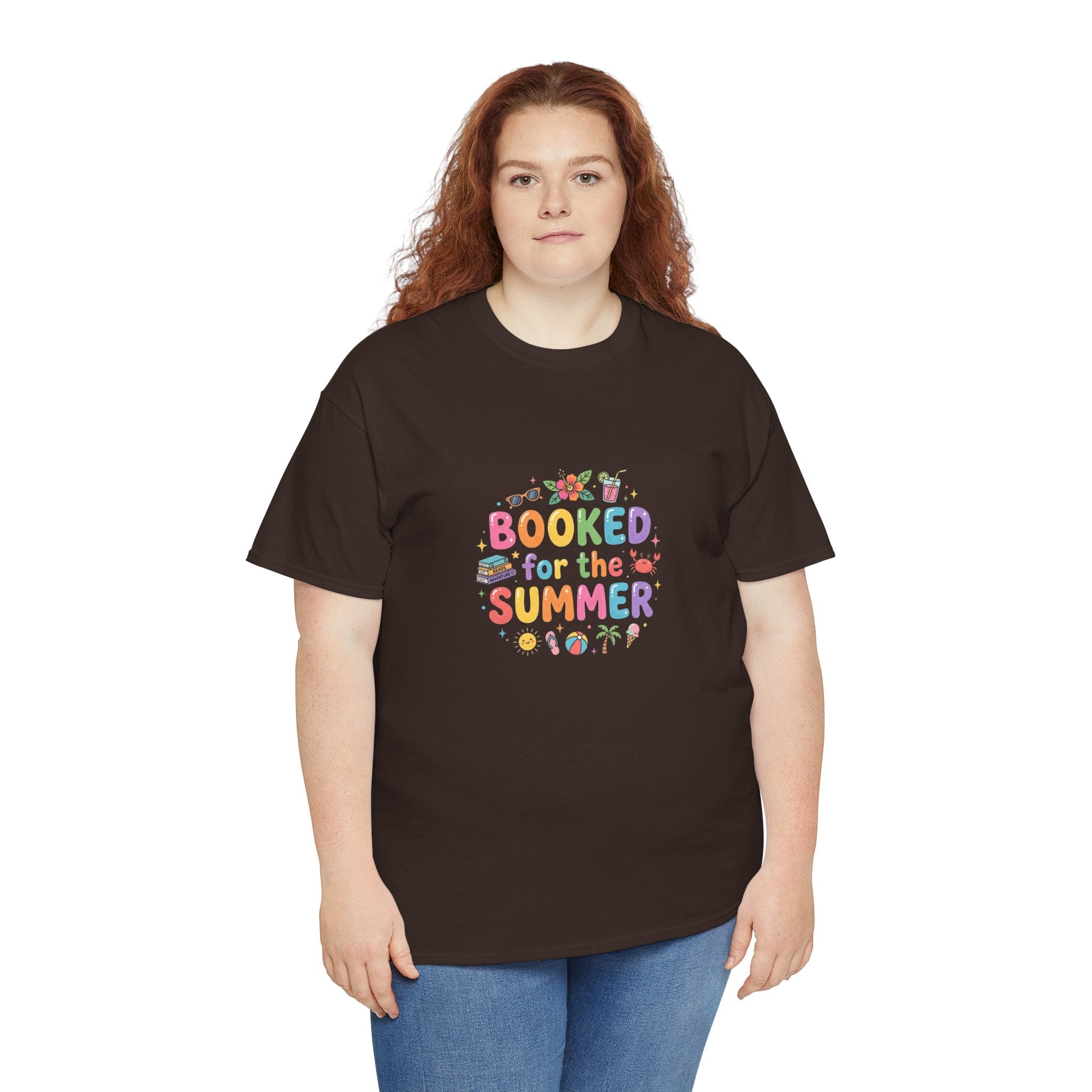 Booked for the Summer T-Shirt | Vacation Reading Tee, Beach Novel Shirt