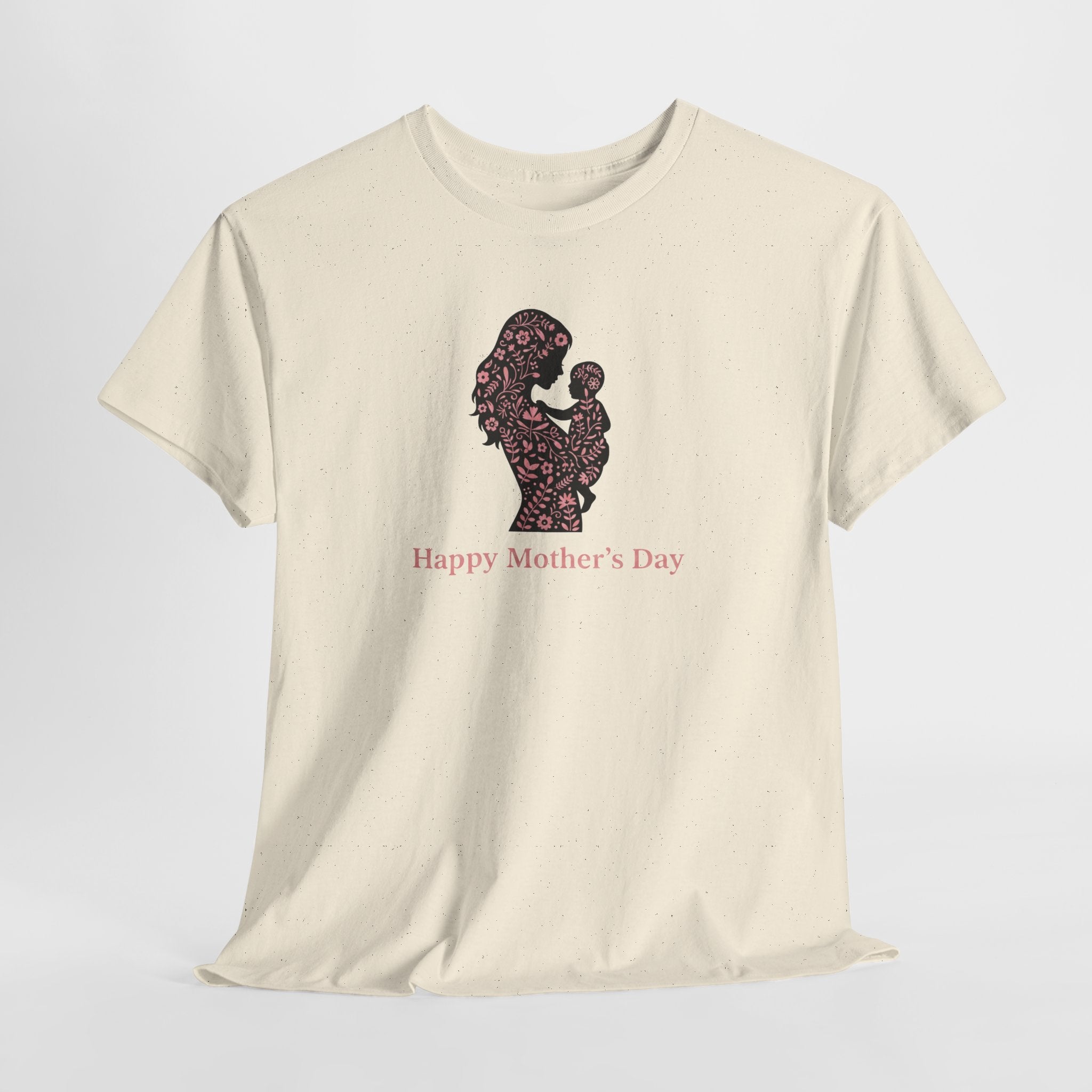 Floral Mother's Day Hand Illustration T-Shirt | Mother's Day Tee