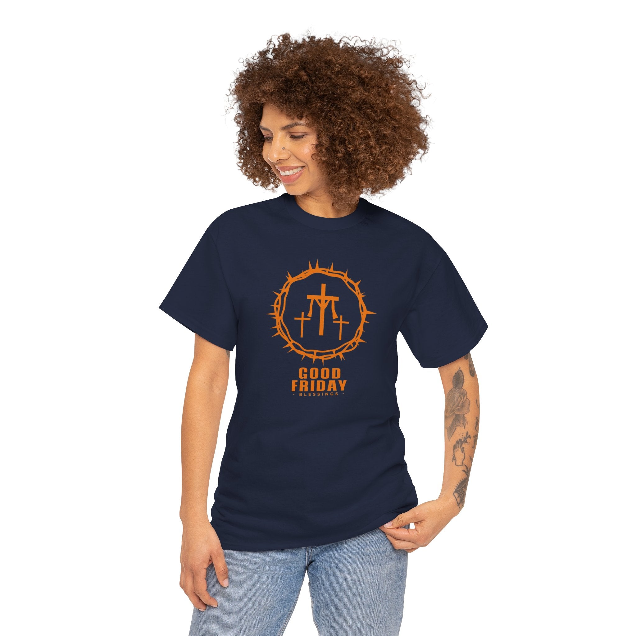 Good Friday Crosses T-Shirt | Crown of Thorns Christian Tee