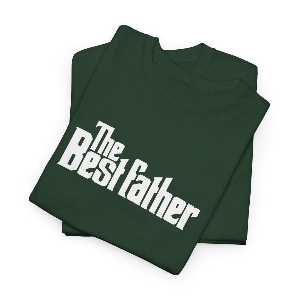 The Best Father Tee | Vintage mobster logo, Dad shirt, Fatherhood slogan