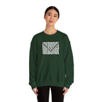 MESSAGE Sweatshirt - Minimalist Typography Pullover, Aesthetic Streetwear Crewneck
