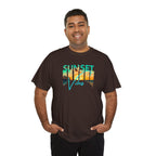Sunset Vibes Tee | Beach Sunset Graphic T-Shirt