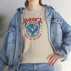America Land of the Free Home of the Brave Eagle Patriotic T-Shirt