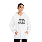 My Goal Is To Deny Yours soccer hoodie | Funny Soccer Quote Hooded Sweatshirt
