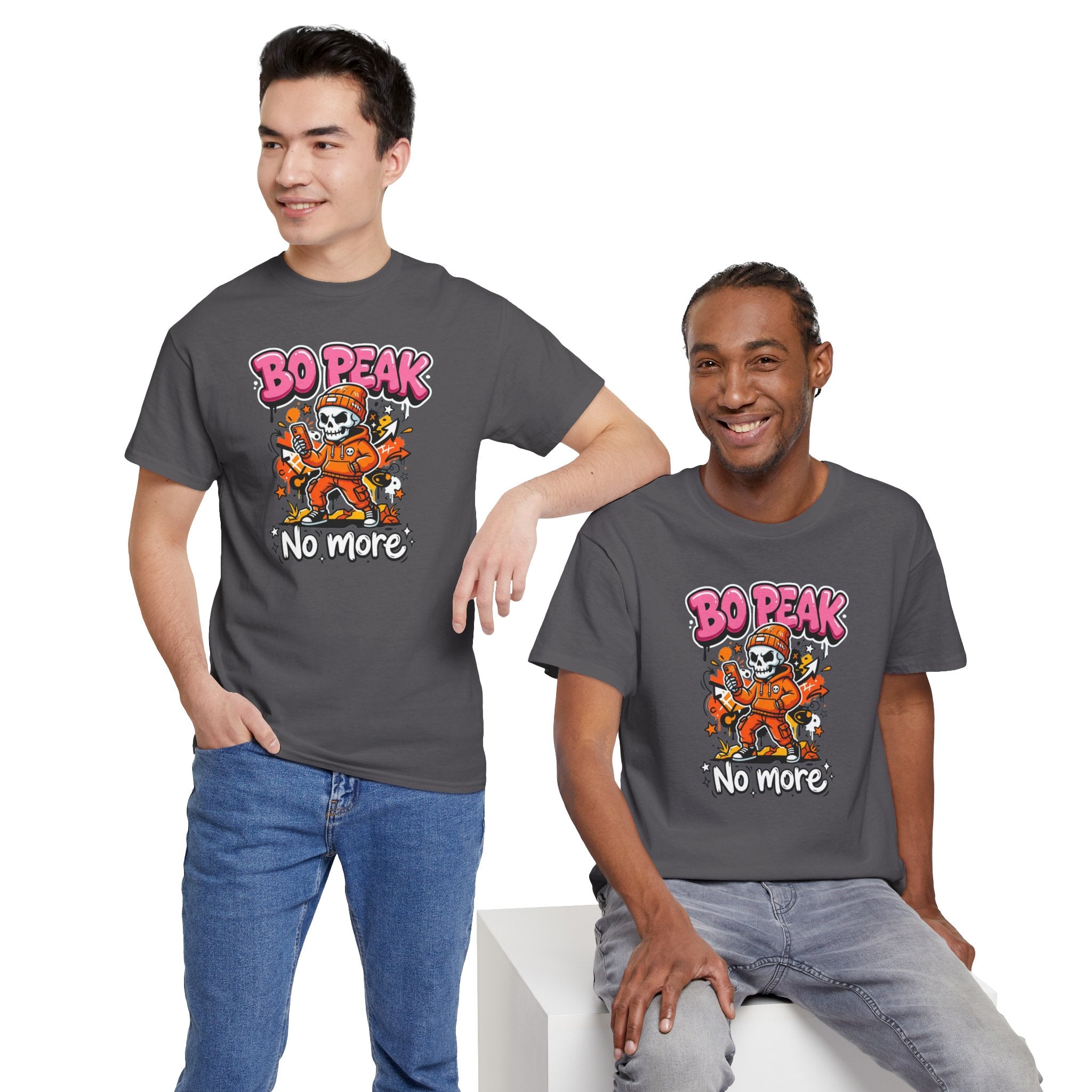Bo Peak No More skeleton astronaut graphic tee | skull space illustration