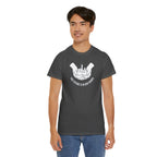 The Future Is In Our Hands T-Shirt | Hands Holding City Skyline Graphic