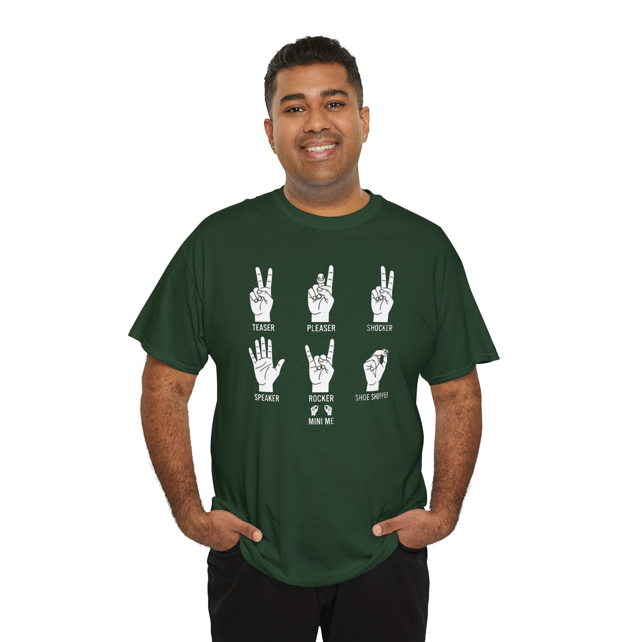 Hand Gesture Illustration T-Shirt | Sign Language Inspired Graphic Tee