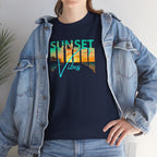 Sunset Vibes Tee | Beach Sunset Graphic T-Shirt