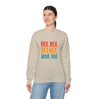 Mama Mama Mom Bro sweatshirt | Mother day Retro stacked text