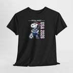 Snoopy Soccer Mascot Tee | USA 2026 Soccer Shirt