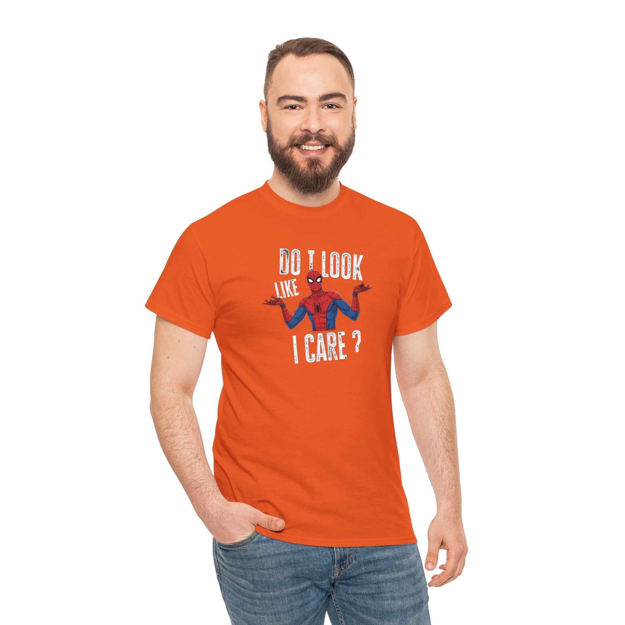 Do I Look Like I Care? Tee | Spider-Man Style Graphic Shirt