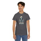 I Survived on Earth Alien Octopus Tee | Space Helmet Illustration