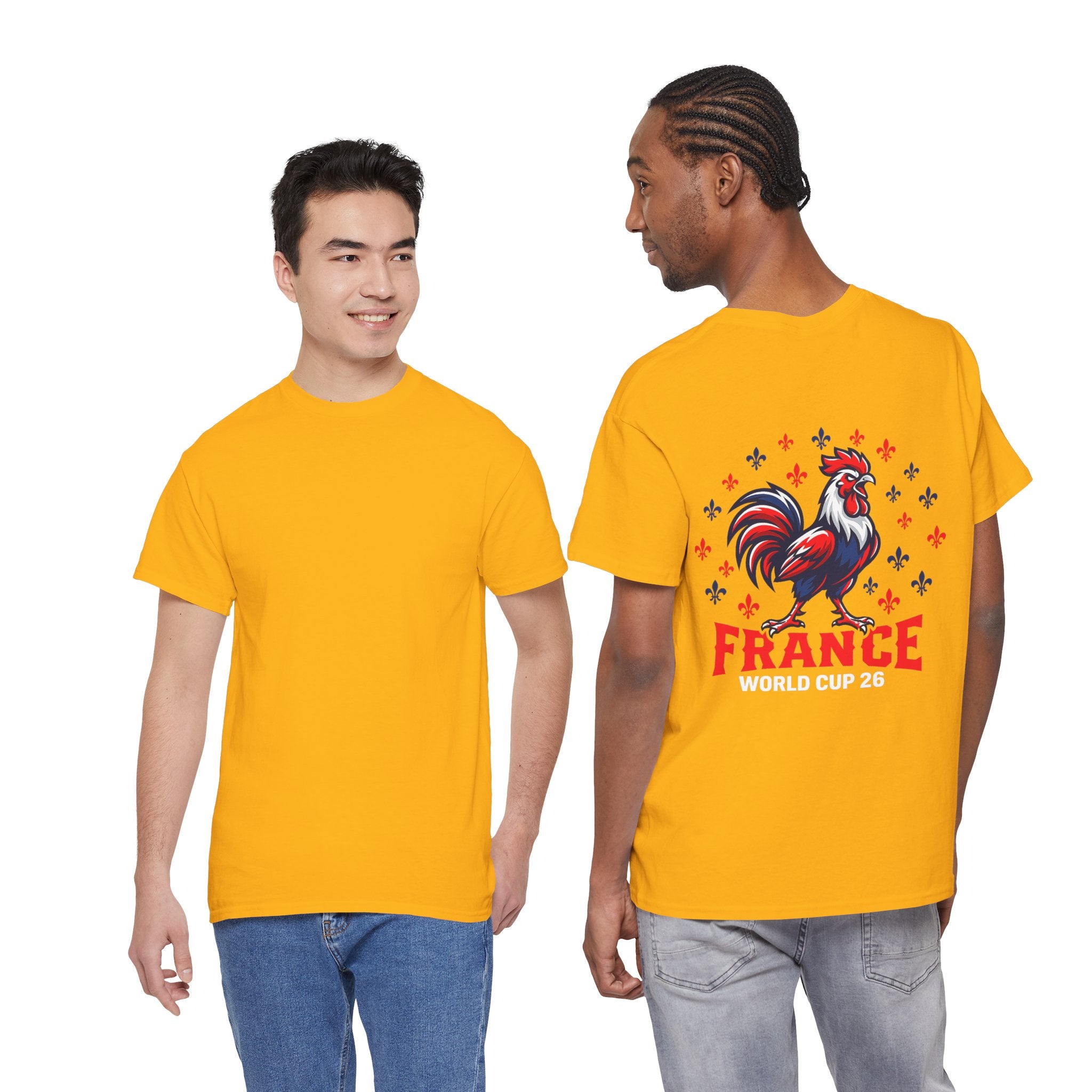 France Rooster World Cup 26 T-Shirt | French Soccer Fan Tee