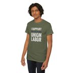 I Support Union Labor T-Shirt | Labor Movement Tee, Worker Pride