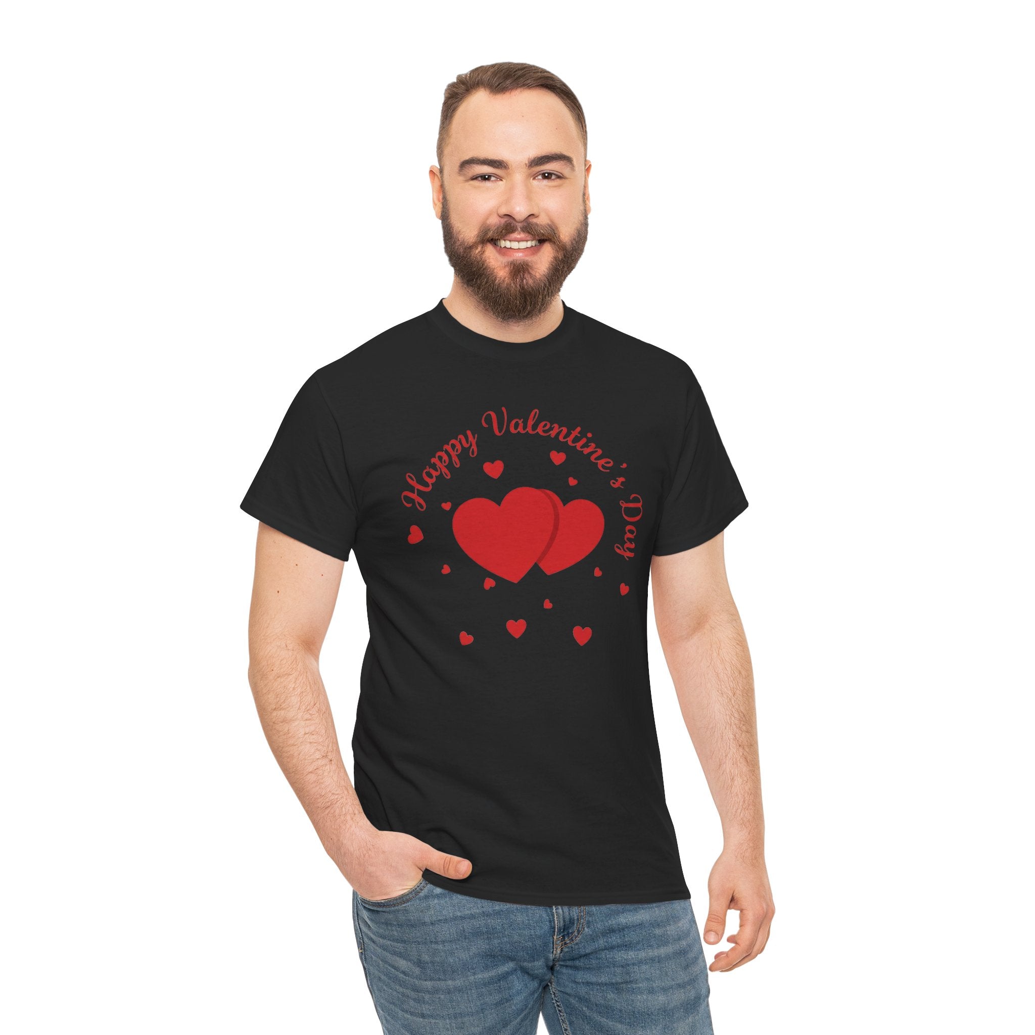 Valentine's Day Happy Valentine's Day Heart Graphic T-Shirt