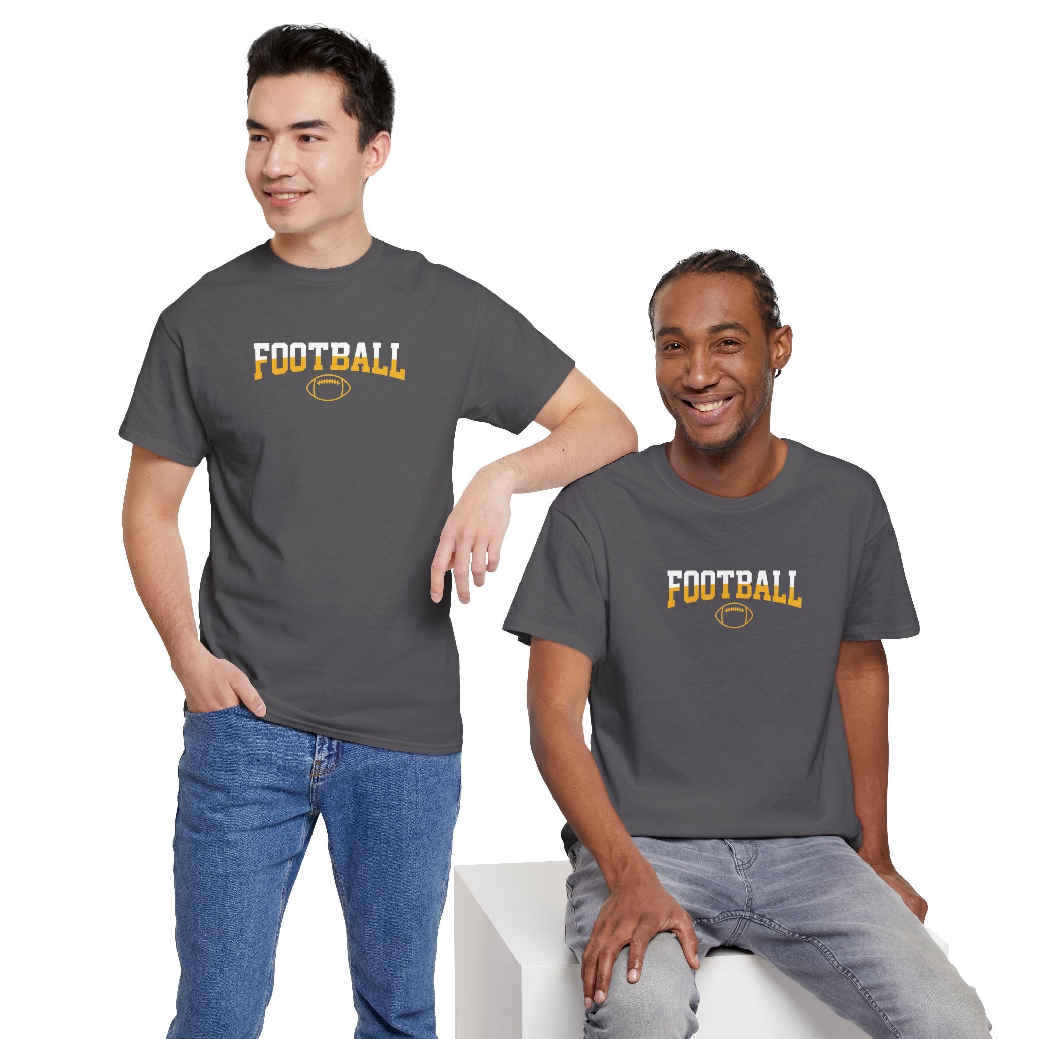 Championship Football Logo T-Shirt | Shield Graphic Tee, Sports Apparel