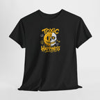 Toxic Happiness smiley skull tee | Graphic T-Shirt, Yellow Gothic Streetwear