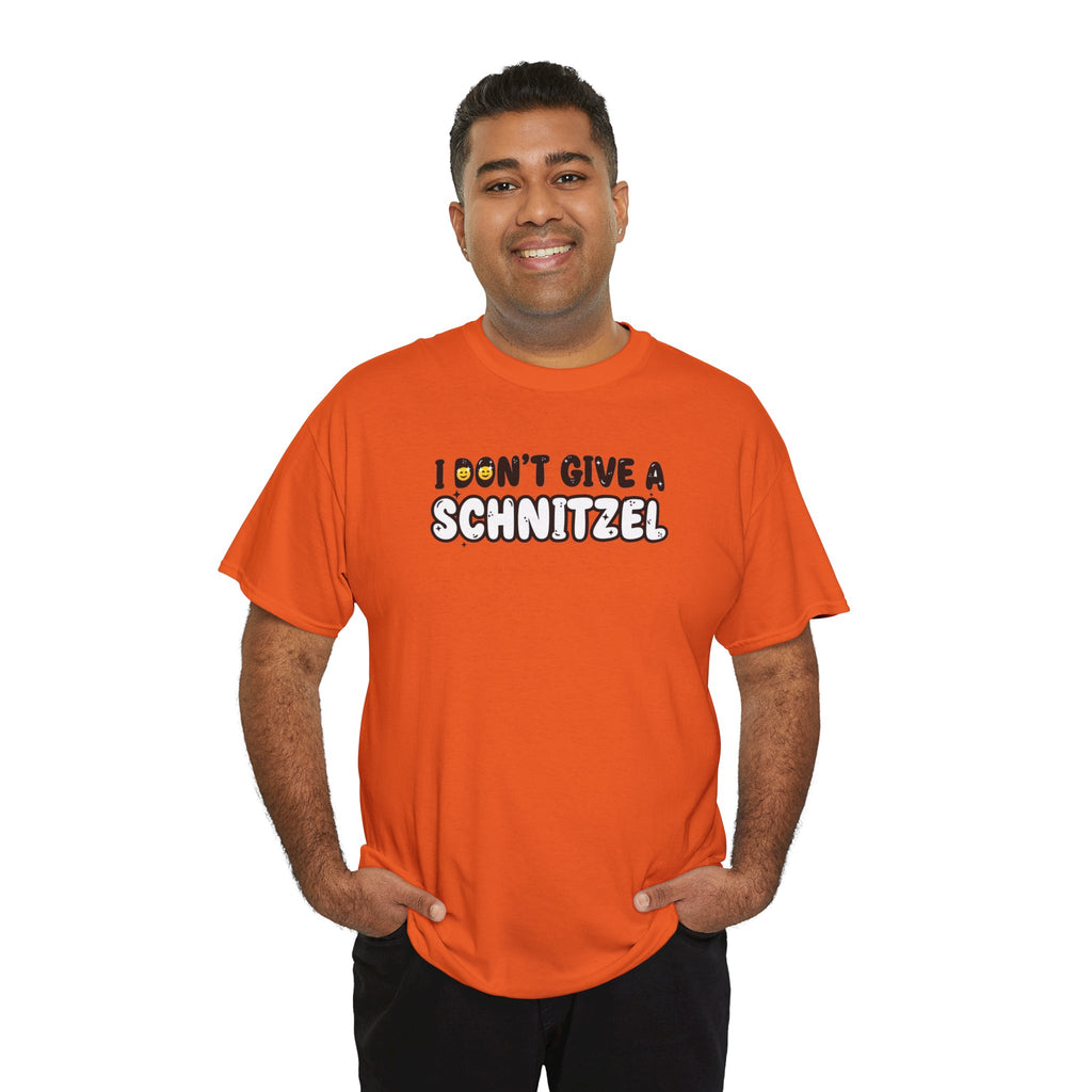 I Don't Give a Schnitzel T-Shirt | Funny Food Phrase Tee