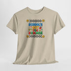 School's Out for Summer T-Shirt | Retro Smileys, Checkerboard, Bright Kids Graphic