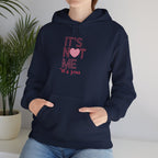 Valentine's Day It's Not Me It's You Hoodie | Heart Graphic Pullover