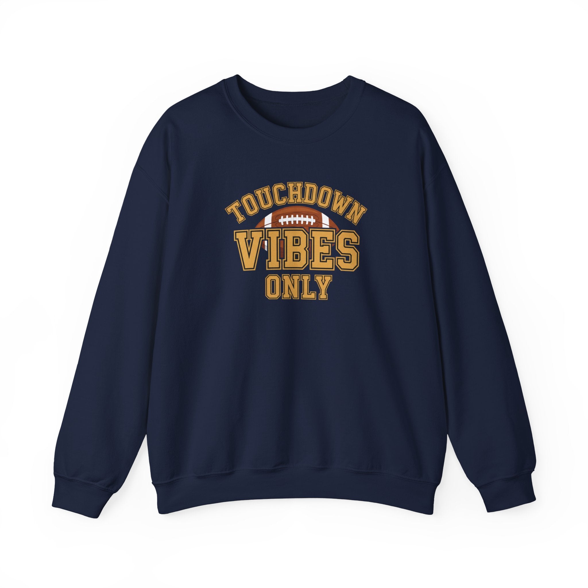 Touchdown Vibes Only Sweatshirt | Football Graphic Crewneck