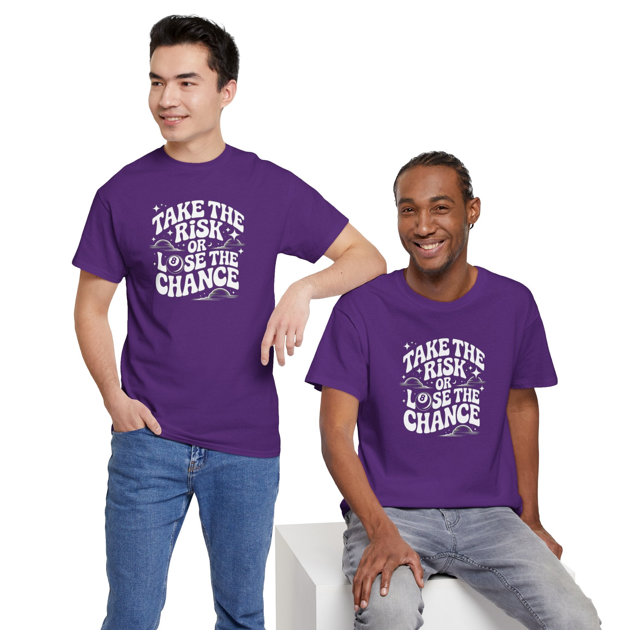 Take the Risk or Lose the Chance T-Shirt | Motivational Quote Tee