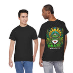 Brazil Carnival Mask Tee | World Cup '26 Soccer Floral Headdress