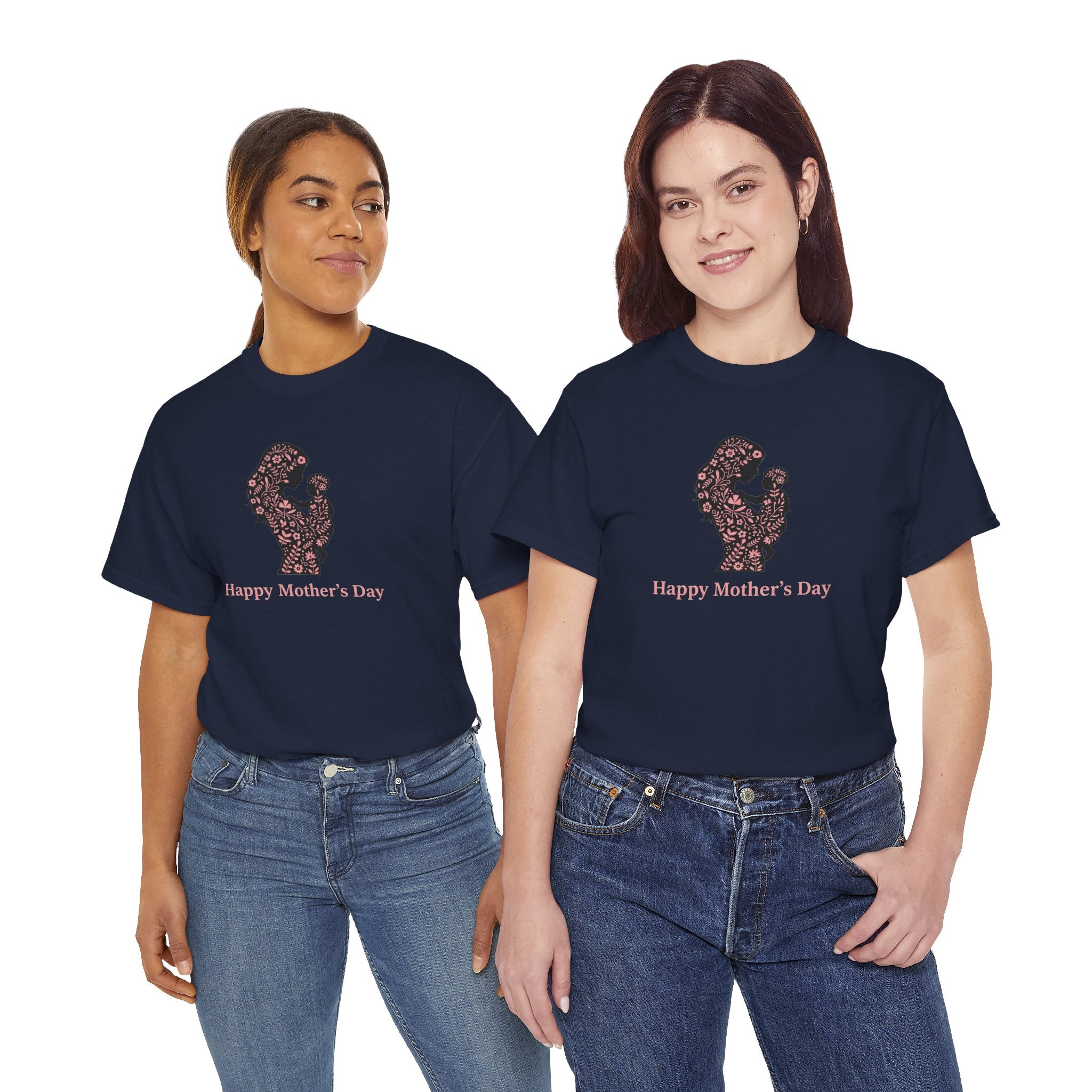 Floral Mother's Day Hand Illustration T-Shirt | Mother's Day Tee