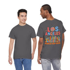 Los Angeles Skyline World Cup 2026 Tee | Soccer Ball City Design