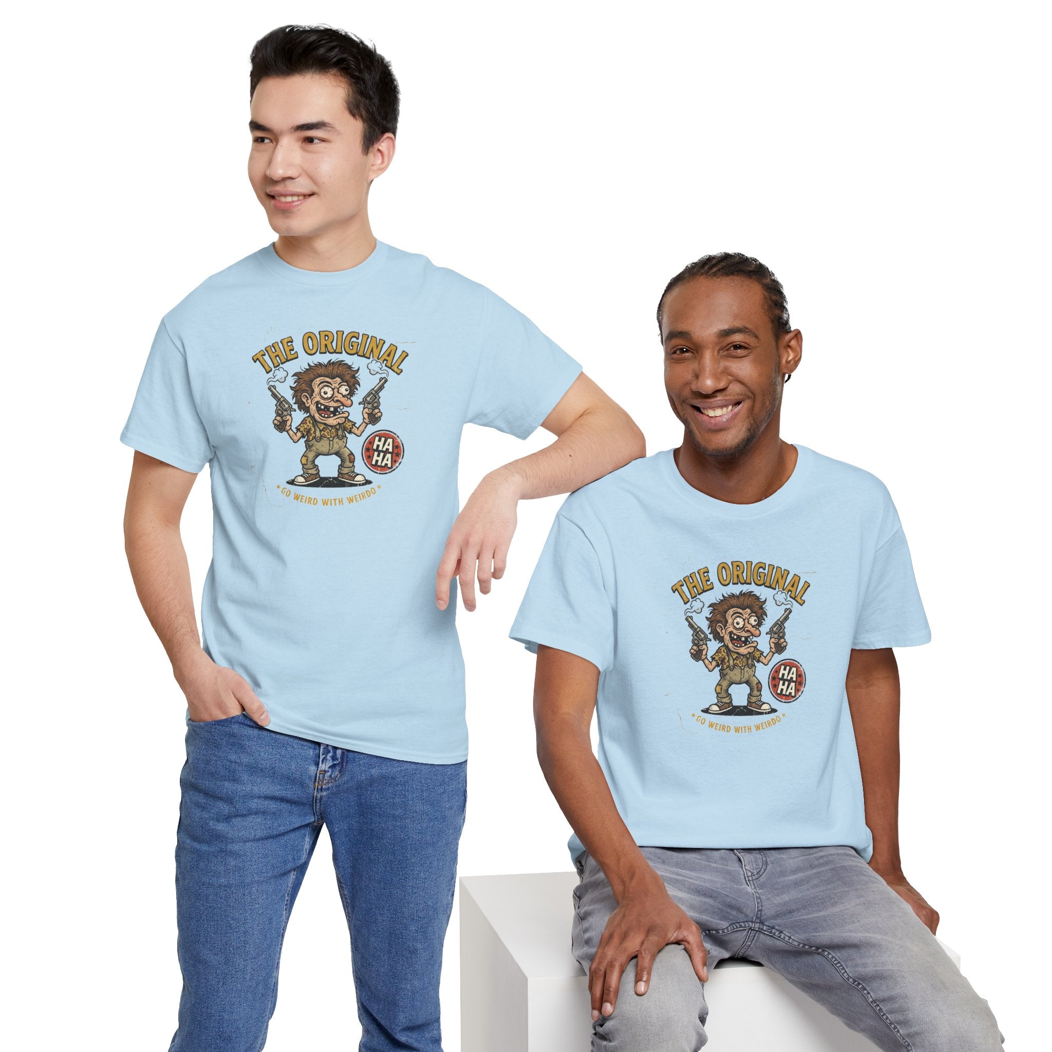 The Original Wild Man Tee | Funny Cartoon Caveman Graphic Shirt