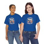 Happy Labor Day Beer Mugs T-Shirt | American Flag Cheers Tee