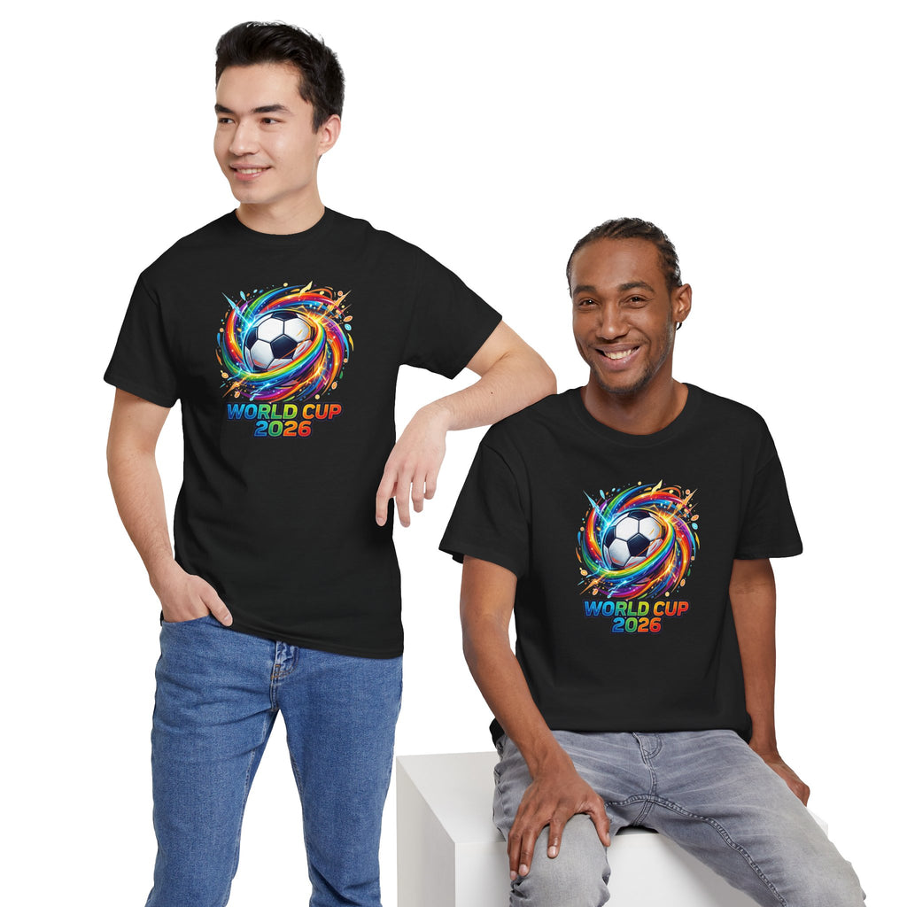 World Cup 2026 Soccer Ball Swirl T-Shirt | Football Tournament Tee