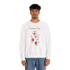 Valentine's Day Duckies Crewneck Sweatshirt | Valentine Day Hearts