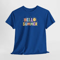 Hello Summer sun graphic Tee | pastel retro bubble letters