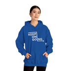 Keep On Going arrow Hoodie | Motivational Typography Sweatshirt