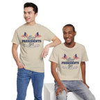 Happy Presidents Day T-Shirt | American Flag Banner, Patriotic Holiday Tee