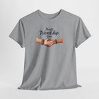 Happy Friendship Day Handshake Tee | Friendship Graphic T-Shirt