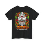 Sugar Skull Mexico World Cup Tee | Day of the Dead Football Shirt