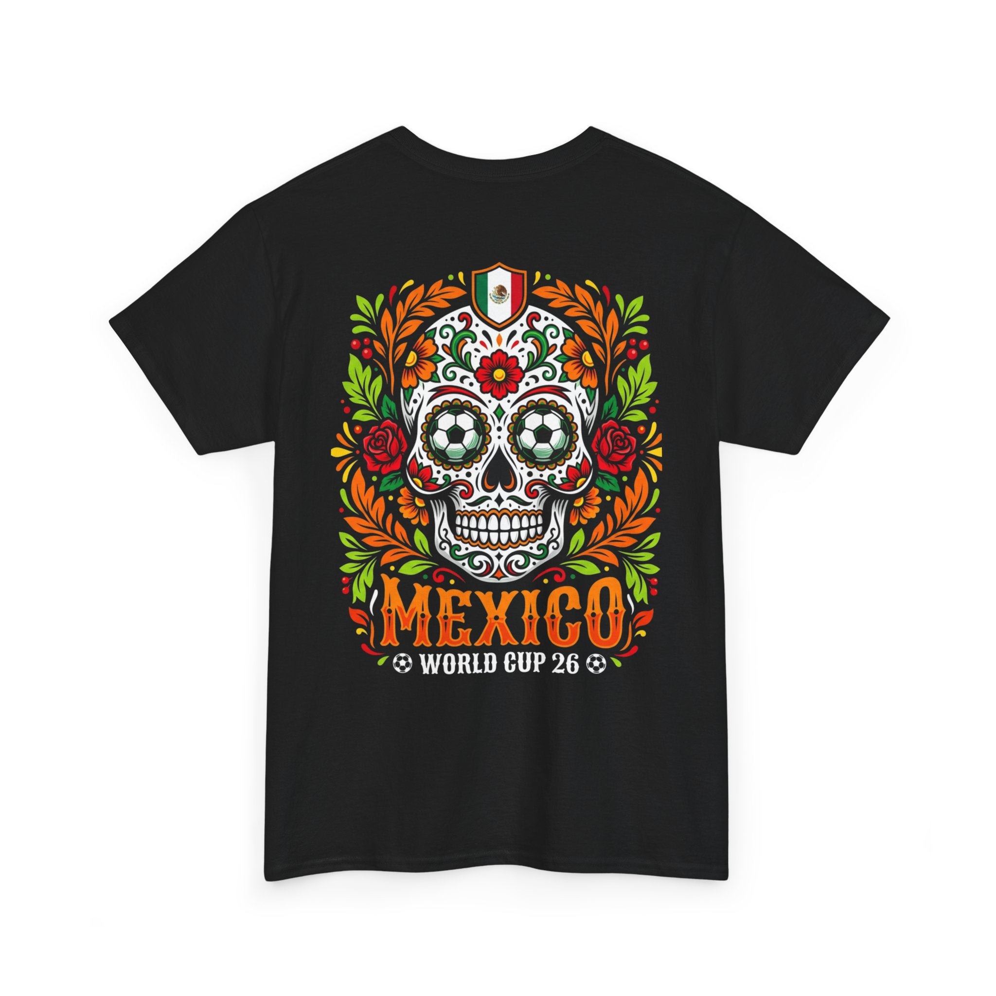 Sugar Skull Mexico World Cup Tee | Day of the Dead Football Shirt