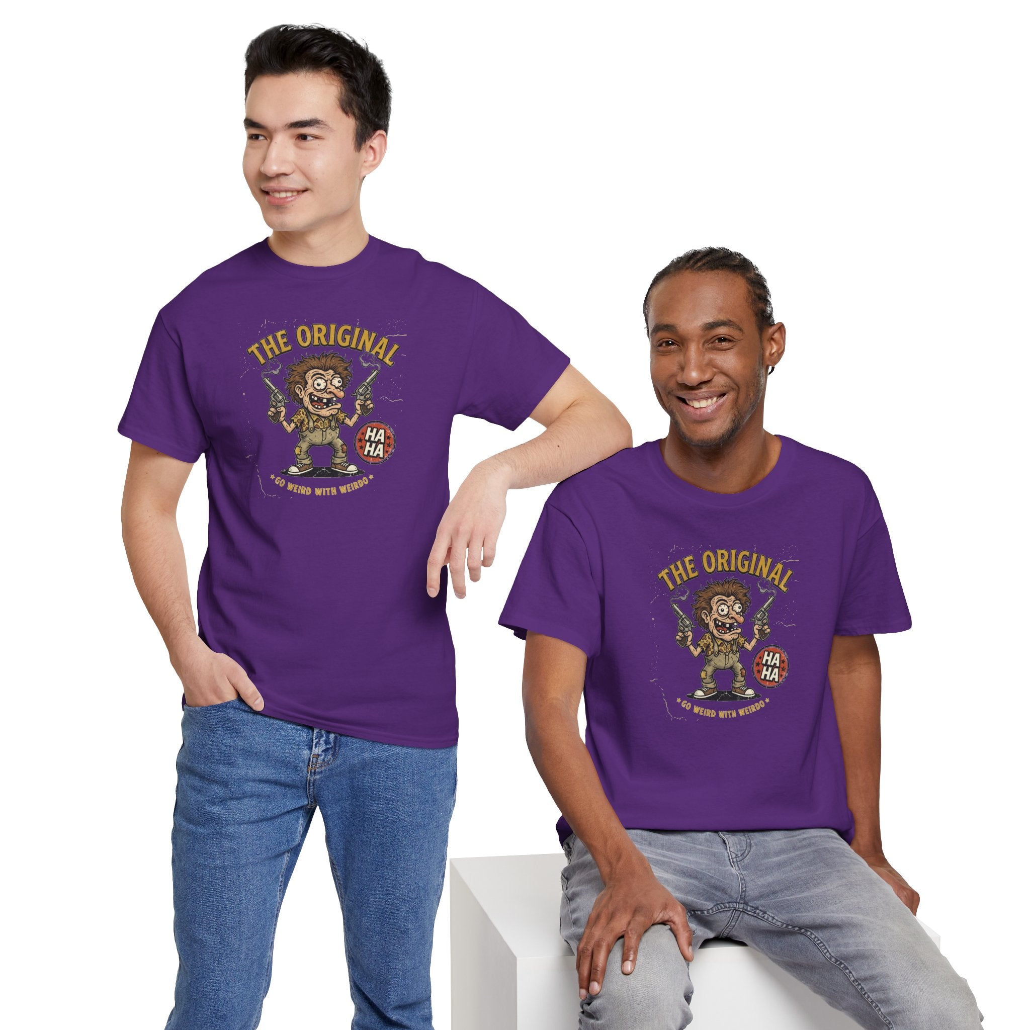 The Original Wild Man Tee | Funny Cartoon Caveman Graphic Shirt