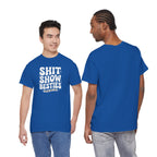 Shit Show Besties Tee | Funny Retro Bubble Letter Graphic Shirt