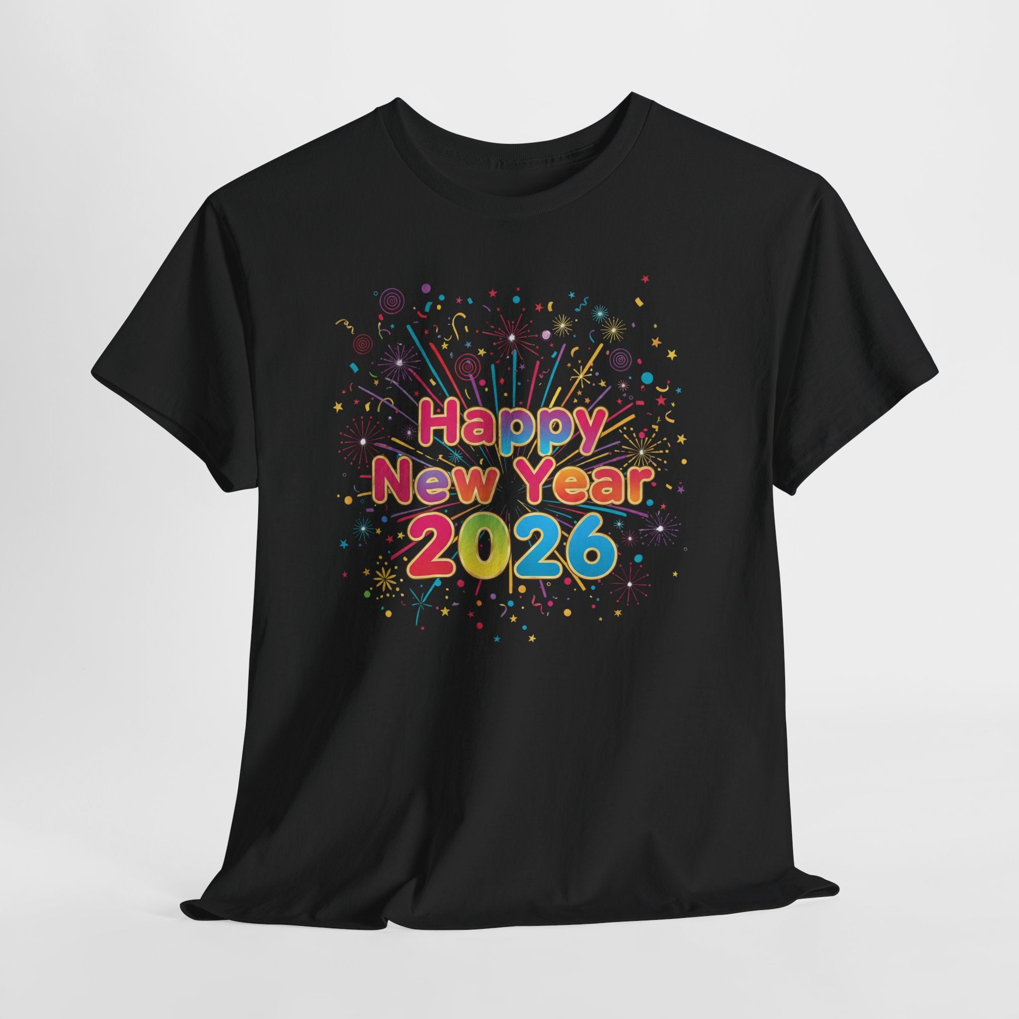 Happy New Year 2026 Unisex Heavy Cotton Tee