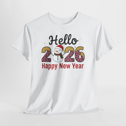 Hello 2026 Happy New Year  Unisex Tee